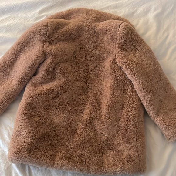 Kids H&M Faux Fur Coat - Tan - Picture 4 of 6